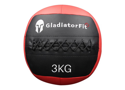 Gladiatorfit Medizinball Ultra-strapazierfähiger Wall Ball 3 kg