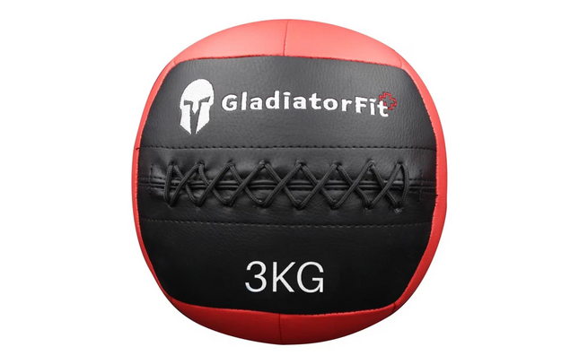 Gladiatorfit Medizinball Ultra-strapazierfähiger Wall Ball 3 kg