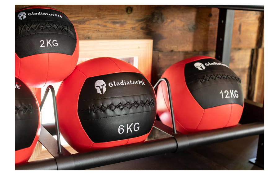 Gladiatorfit Palla medica Ultra-resistente Wall Ball 4 kg