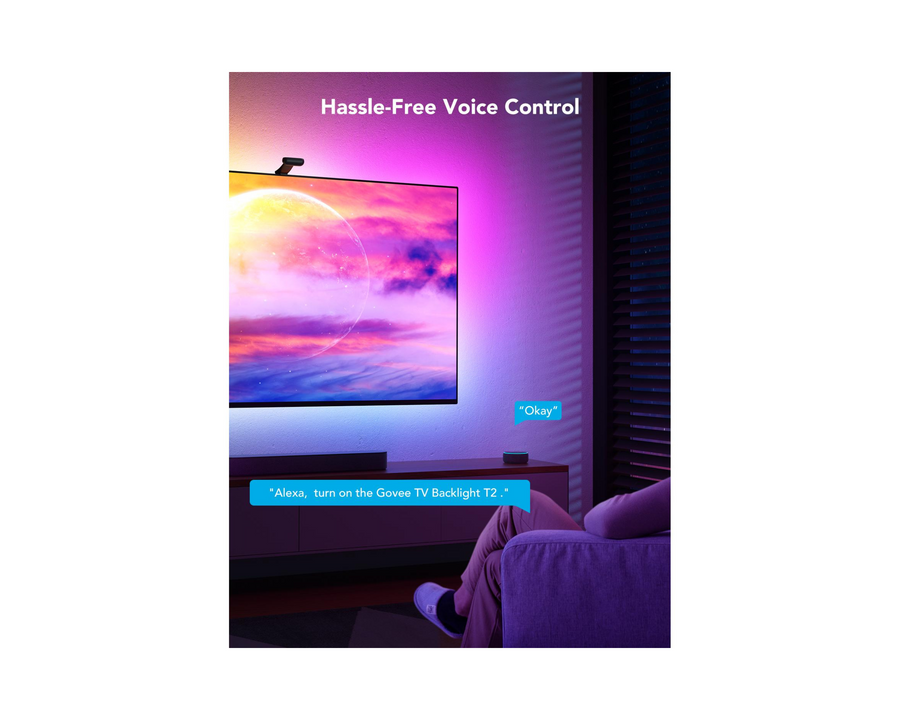 Govee Envisual TV Backlight T2, 75"-85", RGBIC, WiFi, BT