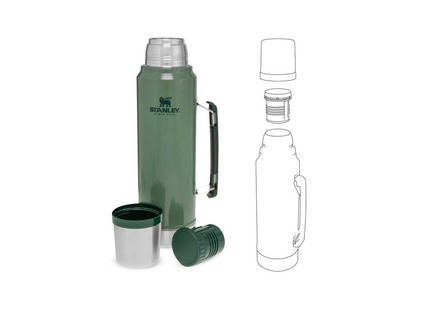 Stanley 1913 Thermosflasche Classic 1000 ml, Grün