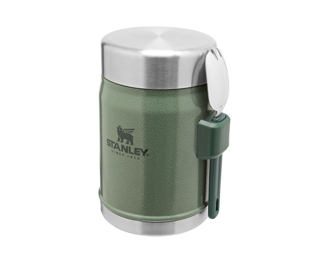 Stanley 1913 Thermo Food Container Legendary Food Jar + Spork 0.4 l, Green