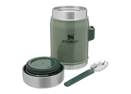 Stanley 1913 Thermo Food Container Legendary Food Jar + Spork 0.4 l, Green