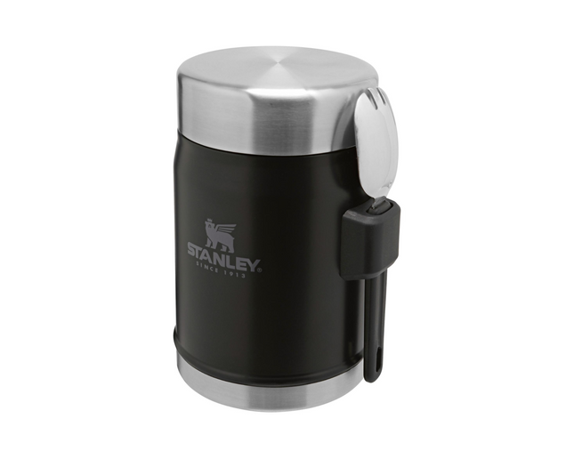 Stanley 1913 thermal food container Legendary Food Jar + Spork 0.4 l, Black