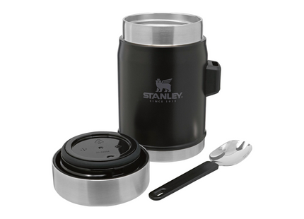 Stanley 1913 thermal food container Legendary Food Jar + Spork 0.4 l, Black