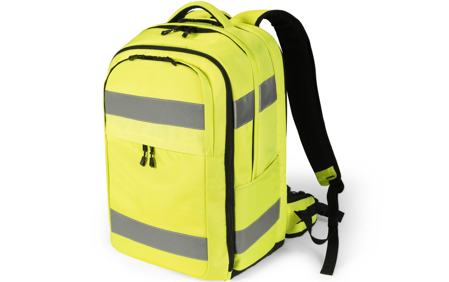 DICOTA Zaino per notebook Hi-Vis 38 l – Giallo