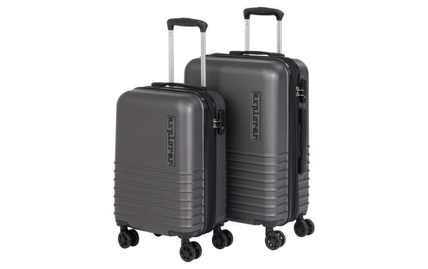 KOOR Set de valises de voyage Explorer 2 pièces, anthracite