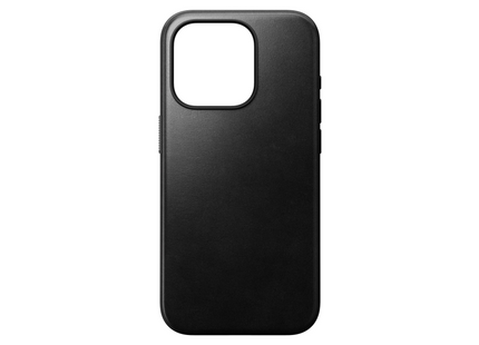Nomad Back Cover Modern Leather Horween iPhone 15 Pro Schwarz