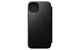 Nomad Book Cover Modern Leather Folio iPhone 15 Plus Noir