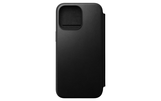 Nomad Modern Leather Folio iPhone 15 Pro Max Black