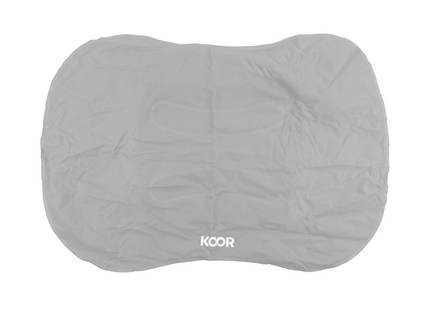 KOOR sleeping bag, sleeping bag liner and travel pillow set grey