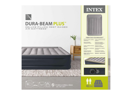 Intex Luftbett DuraBeam+ Deluxe Queen, 152 x 203 x 42 cm