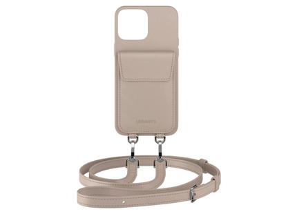 Urbany's Necklace Case Hand Chain+ iPhone 15 Pro Beach Beauty