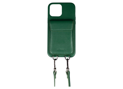 Urbany's Necklace Case Handekette+ iPhone 15 Pro Max Racing Green