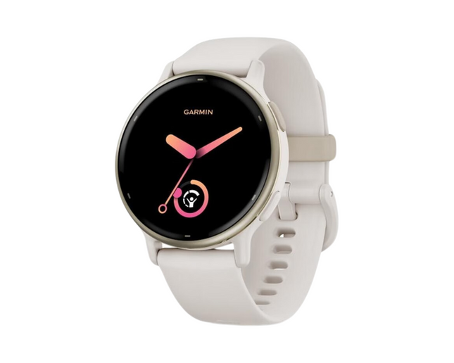 GARMIN GPS sports watch Vivoactive 5 ivory/cream gold