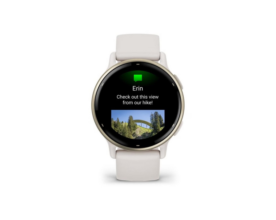 GARMIN Orologio sportivo GPS Vivoactive 5 Avorio/Oro crema