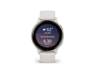 GARMIN GPS sports watch Vivoactive 5 ivory/cream gold
