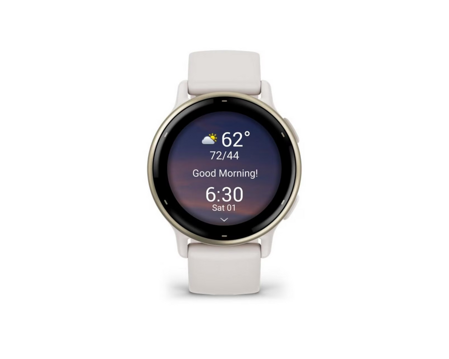 GARMIN Orologio sportivo GPS Vivoactive 5 Avorio/Oro crema