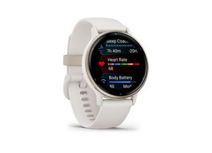 GARMIN GPS-Sportuhr Vivoactive 5 Elfenbein/Cremegold