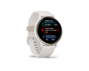 GARMIN GPS sports watch Vivoactive 5 ivory/cream gold