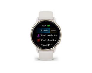 GARMIN GPS sports watch Vivoactive 5 ivory/cream gold