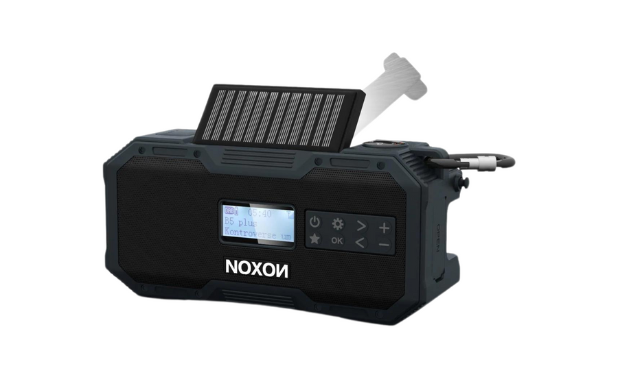 Noxon DAB+ Radio Dynamo Solar 411 Anthracite