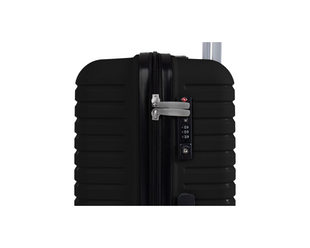 KOOR Manille ensemble de valises de voyage 3 pièces, noir