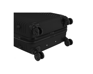 KOOR Manille ensemble de valises de voyage 3 pièces, noir