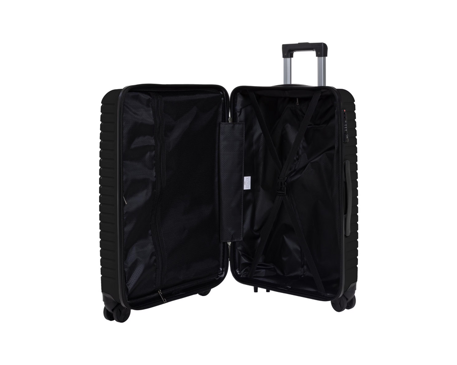 KOOR Valigia da viaggio Manila 40 L, Nero