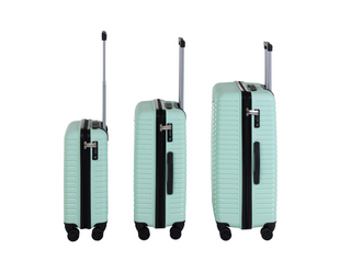 KOOR Manille set de valises de voyage 3 pièces, menthe