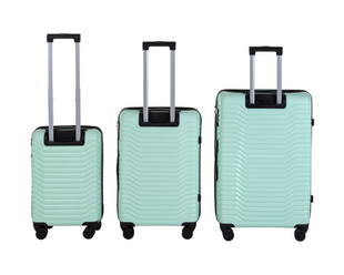 KOOR Manille set de valises de voyage 3 pièces, menthe