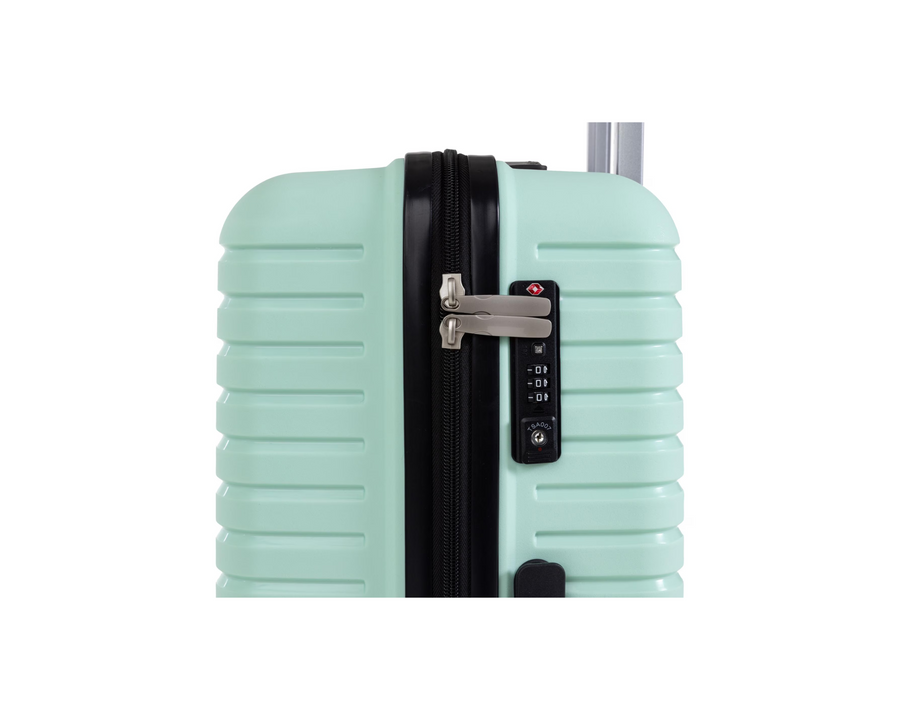 KOOR Manila 3-piece travel suitcase set, Mint