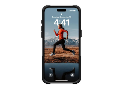 UAG Back Cover Plasma Case iPhone 15 Pro Max Schwarz/Orange