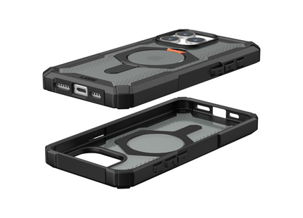 UAG Back Cover Plasma Case iPhone 15 Pro Max Schwarz/Orange