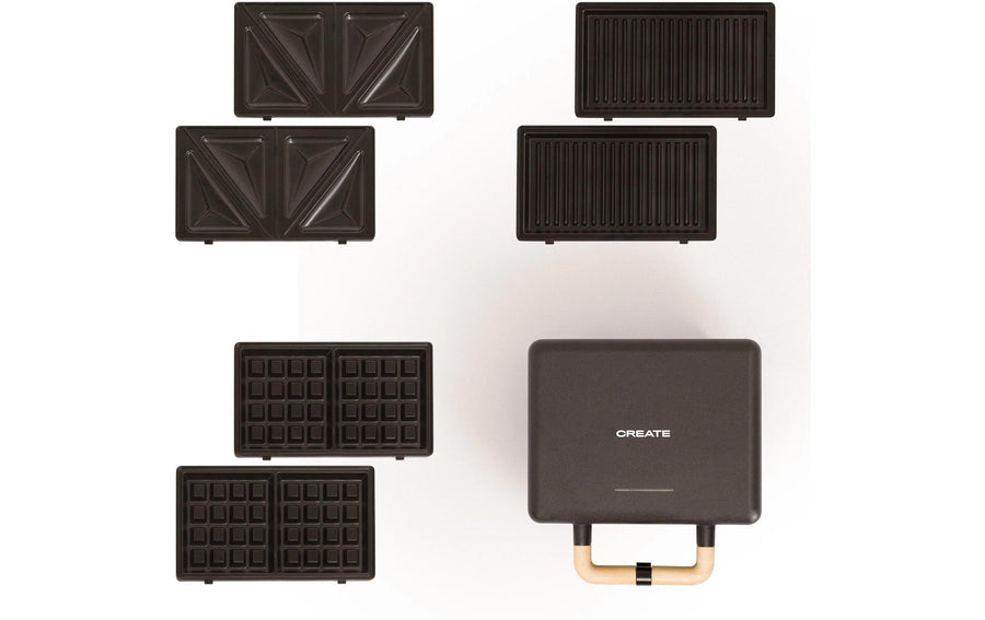Create Waffeleisen Stone 3 in 1 Studio Schwarz – Foto 6 (Alltron XXL3)