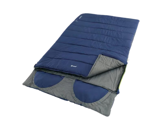 Outwell Schlafsack Contour Lux Double Polyester, Blau