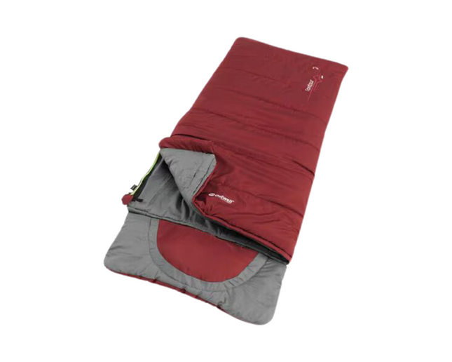 Outwell Schlafsack Contour Junior Polyester, Rot