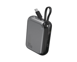 4smarts Powerbank Pocket 10000 mAh, Spacegrau