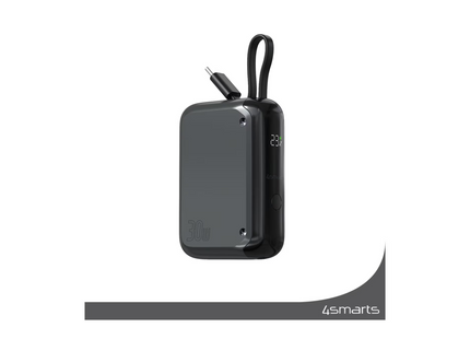 4smarts Powerbank Pocket 10000 mAh, space gray