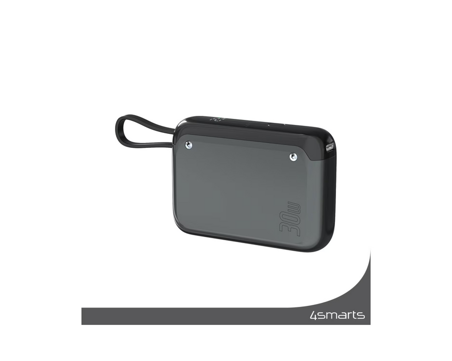 4smarts Power bank Pocket 10000 mAh, Grigio siderale