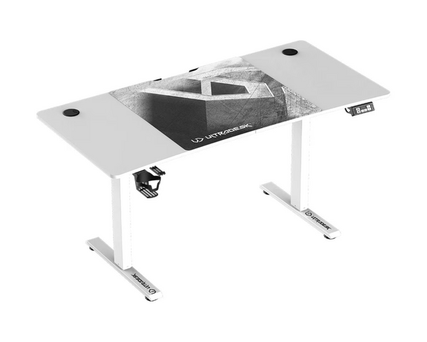 Ultradesk Gaming Tisch Level V2 Weiss