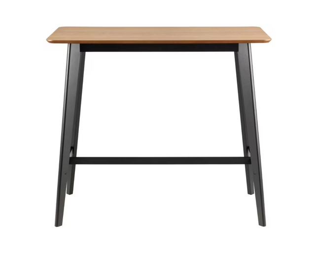 Table de bar AC Design Roxby marron/noir
