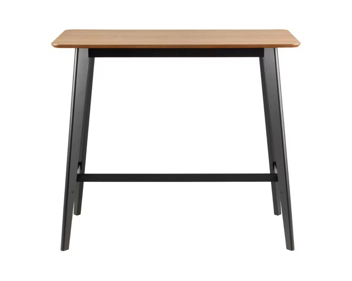 Table de bar AC Design Roxby marron/noir