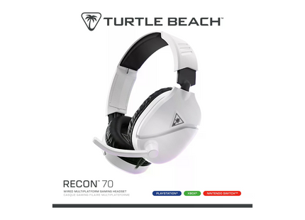 Turtle Beach Headset Ear Force Recon 70P White