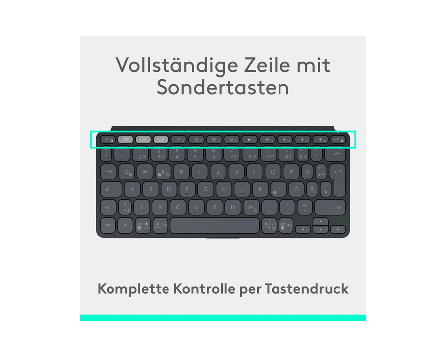 Logitech Tastiera Keys-To-Go 2 Graphite