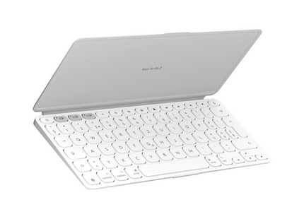Logitech Tastatur Keys-To-Go 2 Pale grey