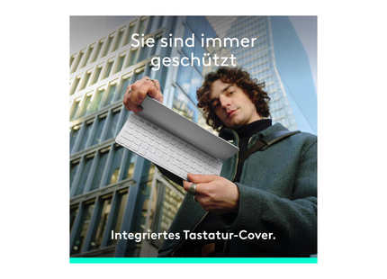 Logitech Tastatur Keys-To-Go 2 Pale grey