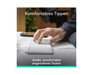 Clavier Logitech Keys-To-Go 2 Gris pâle