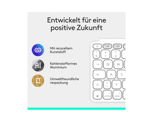 Clavier Logitech Keys-To-Go 2 Gris pâle