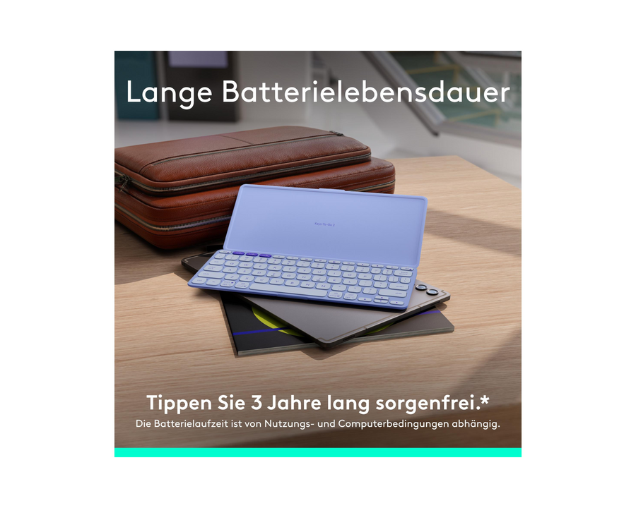 Logitech Tastiera Keys-To-Go 2 lilac